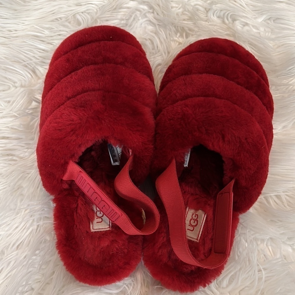 Trendy UGG Super Fluff Slingback Slippers - Picture 2 of 6
